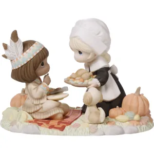 Precious Moments First Thanksgiving Figurine Limited Edition Figurine Decorative Mirror,Home Decor Mirror
