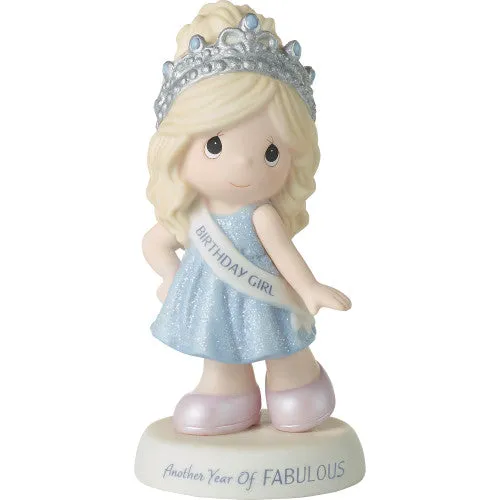 Precious Moments Girl Wearing Birthday Sash And Tiara Figurine Decorative Mirror,Home Decor Mirror