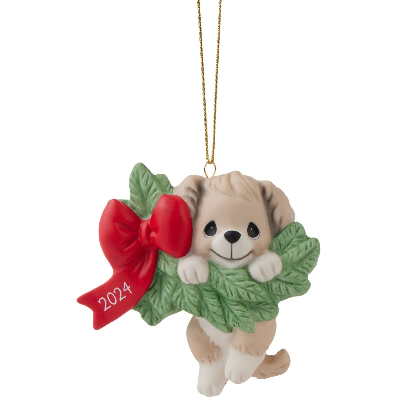 Precious Moments Hanging Out For The Holidays 2024 Dated Dog Ornament Decorative Mirror,Home Decor Mirror