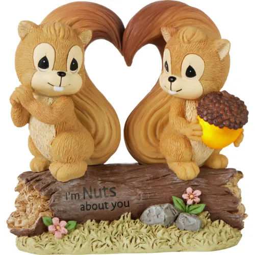 Precious Moments I'm Nuts About You LED Figurine Decorative Mirror,Home Decor Mirror