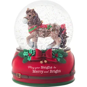 Precious Moments May Your Neighs Be Merry And Bright Annual Animal Snow Globe Decorative Mirror,Home Decor Mirror