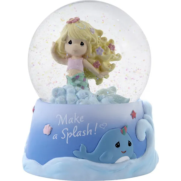 Precious Moments Mermaid Musical Water Globe Make A Splash Decorative Mirror,Home Decor Mirror
