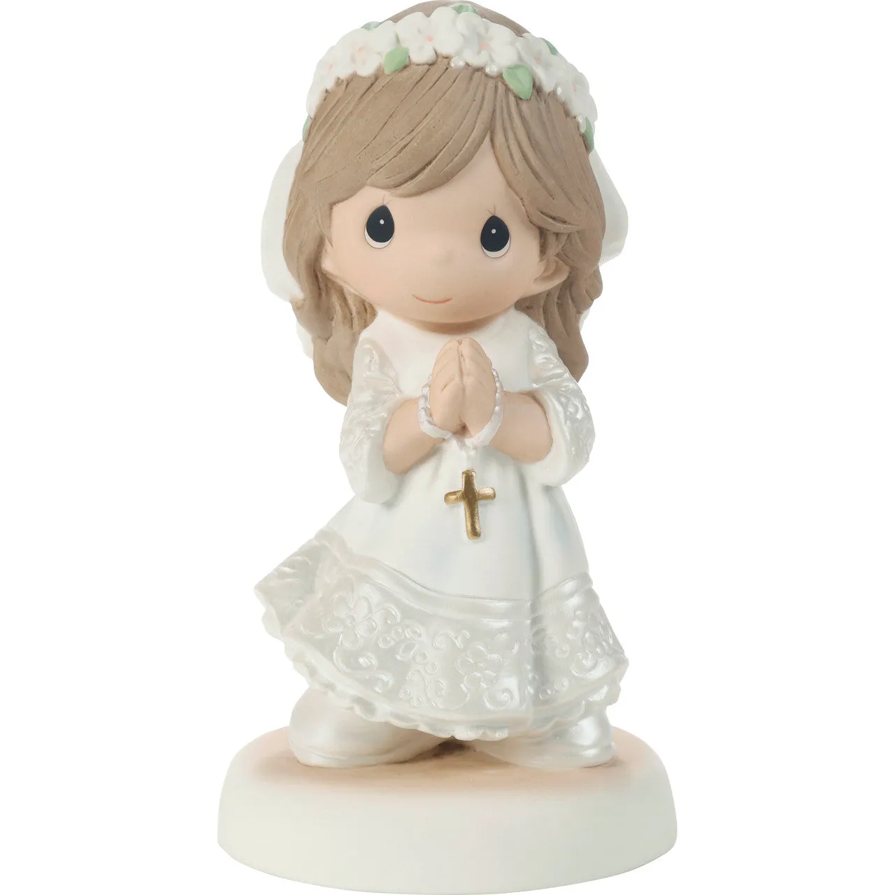 Precious Moments My First Communion Brunette Hair Girl Figurine Decorative Mirror,Home Decor Mirror