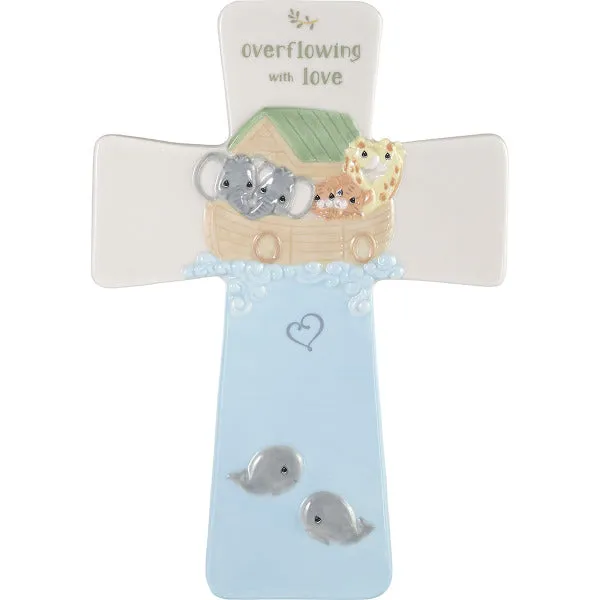 Precious Moments Noah's Ark Cross Figurine Overflowing With Love Decorative Mirror,Home Decor Mirror