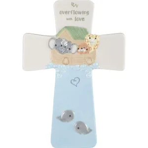 Precious Moments Noah's Ark Cross Figurine Overflowing With Love Decorative Mirror,Home Decor Mirror