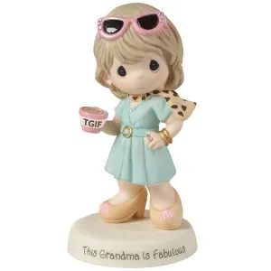 Precious Moments TGIF-This Grandma Is Fabulous Figurine Decorative Mirror,Home Decor Mirror