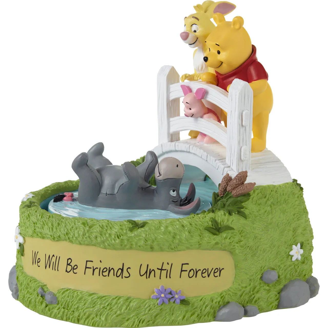 Precious Moments We Will Be Friends Until Forever Disney Winnie The Pooh Rotating Musical Decorative Mirror,Home Decor Mirror