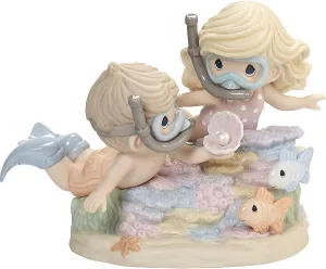 Precious Moments Your Love is A Precious Pearl Limited Edition Bisque Porcelain Figurine Decorative Mirror,Home Decor Mirror