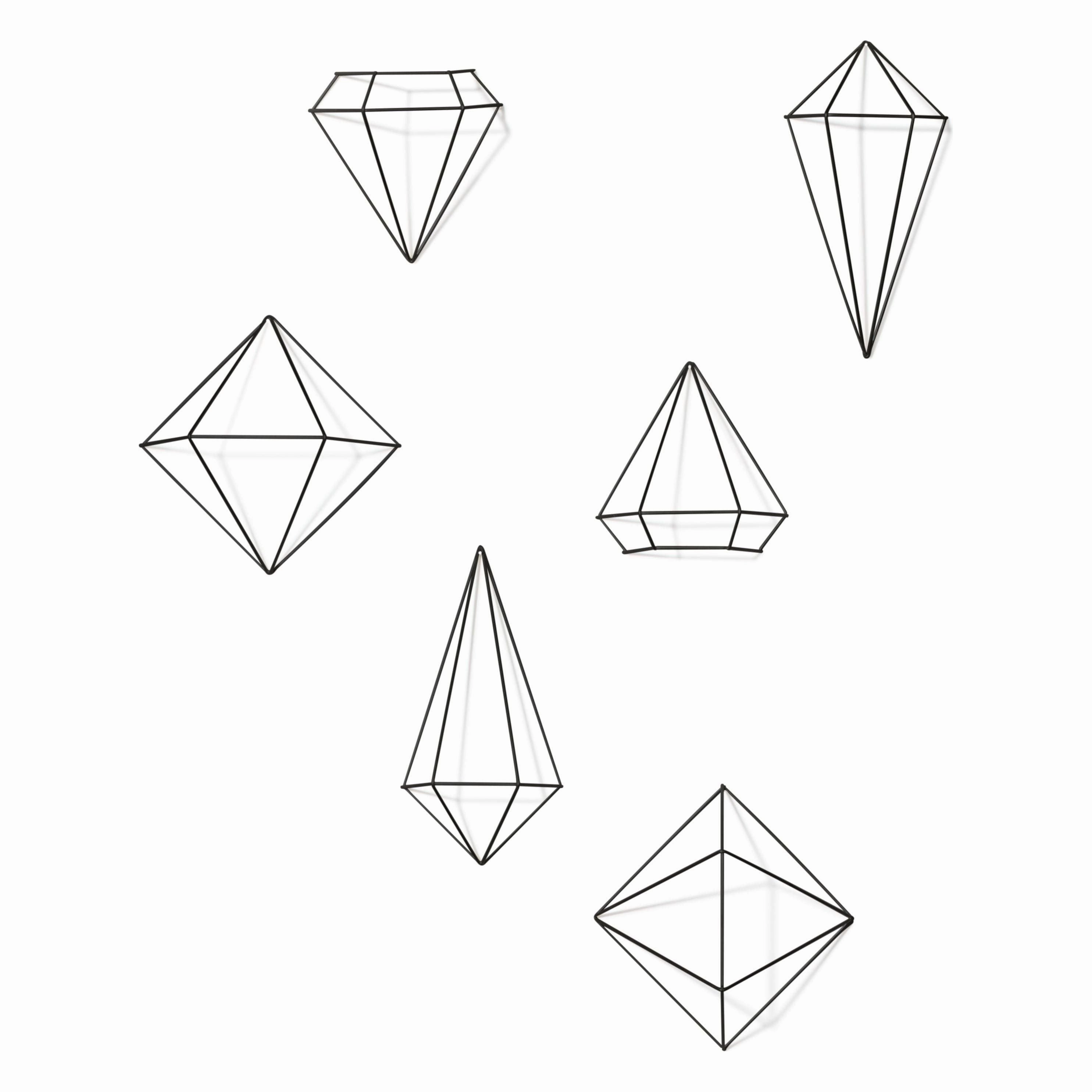Prisma Wall Decor (Set of 6) Wall Decor,modern wall decor set