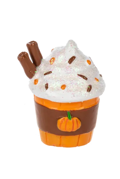 Pumpkin Spice Latte Token Charm Decorative Mirror,Home Decor Mirror