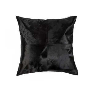 Pure Black Cuatro Cowhide Accent Pillow storage cart, utility cart