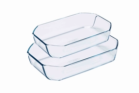 Pyrex 2 Piece Inspiration Roaster Set Kitchen,modern kitchen essentials