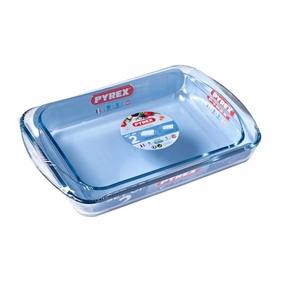 Pyrex Classic 2 Piece Rectangular Glass Baking Roasting Bake Roaster Dish Set Kitchen,modern kitchen essentials