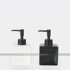 Quadrilateral Soap Dispenser Shower Curtain,Waterproof Curtain