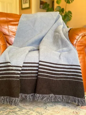 Quilotoa Black and Gray Luxury Throw Blanket bookcase, standing shelf