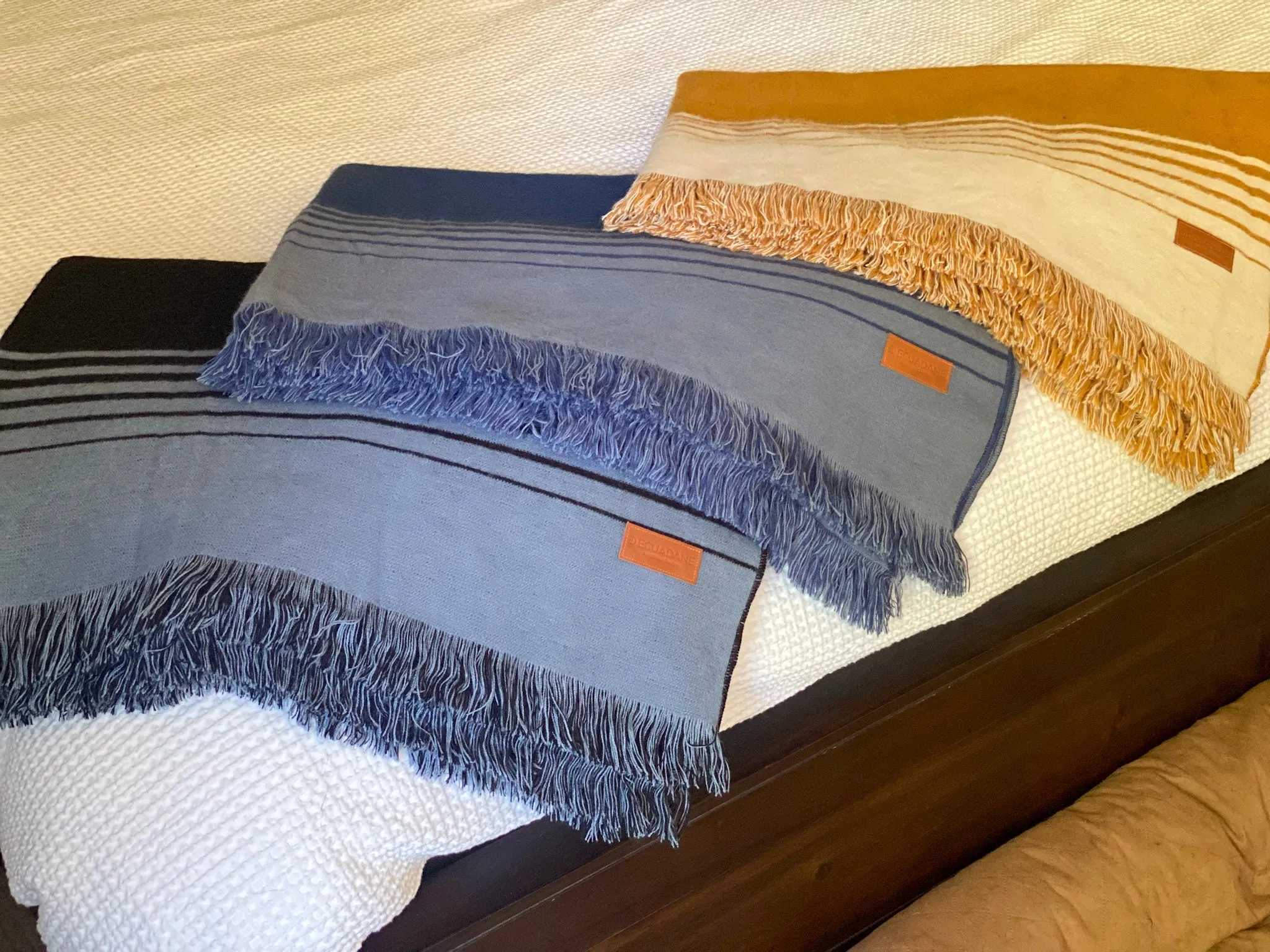 Quilotoa Black and Gray Luxury Throw Blanket