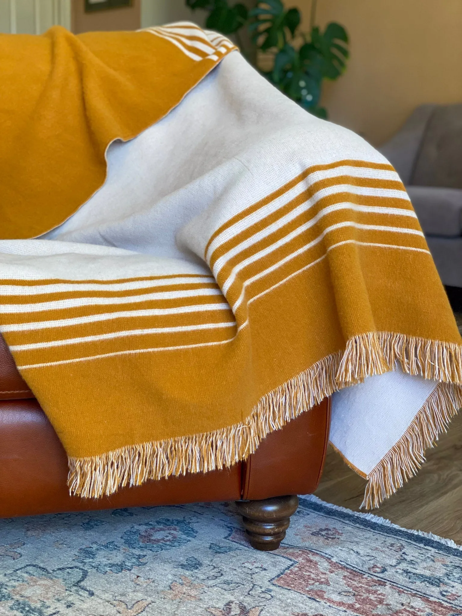 Quilotoa Gold and Beige Luxury Throw Blanket bookcase, standing shelf