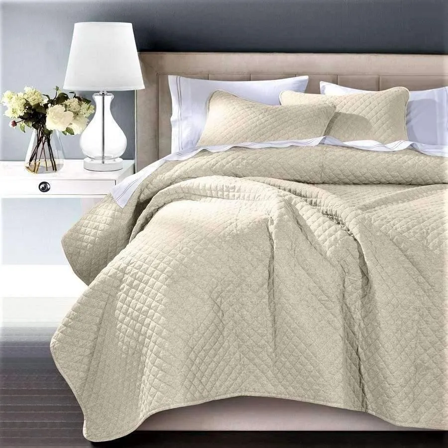 Quilt Coverlets in 3 Colors