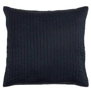 Quilted Navy Satin Euro Sham exotic cowhide rug, leather rug