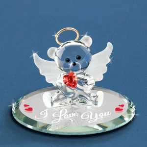 "I Love You" Angel Bear Decorative Mirror,Home Decor Mirror