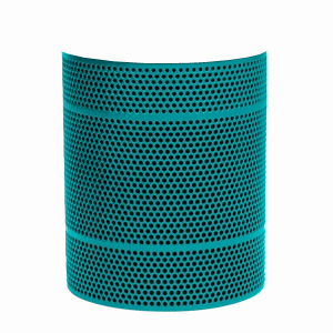 Rally 32 Gallon Trash Receptacle, Contour Top
