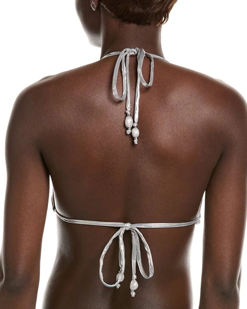 Ramy Brook Lurex Elsa Bikini Top