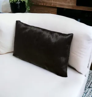 Rectangle Black Cowhide Accent Pillow storage cart, utility cart