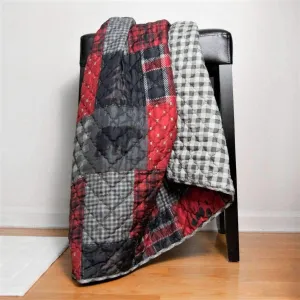 Red Bear Quilted Throw Blanket pillow inserts, mattress pad