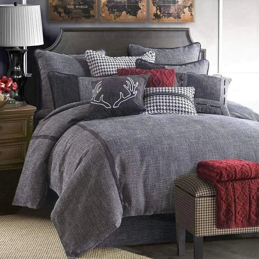 Red Cable Knit Throw Blanket