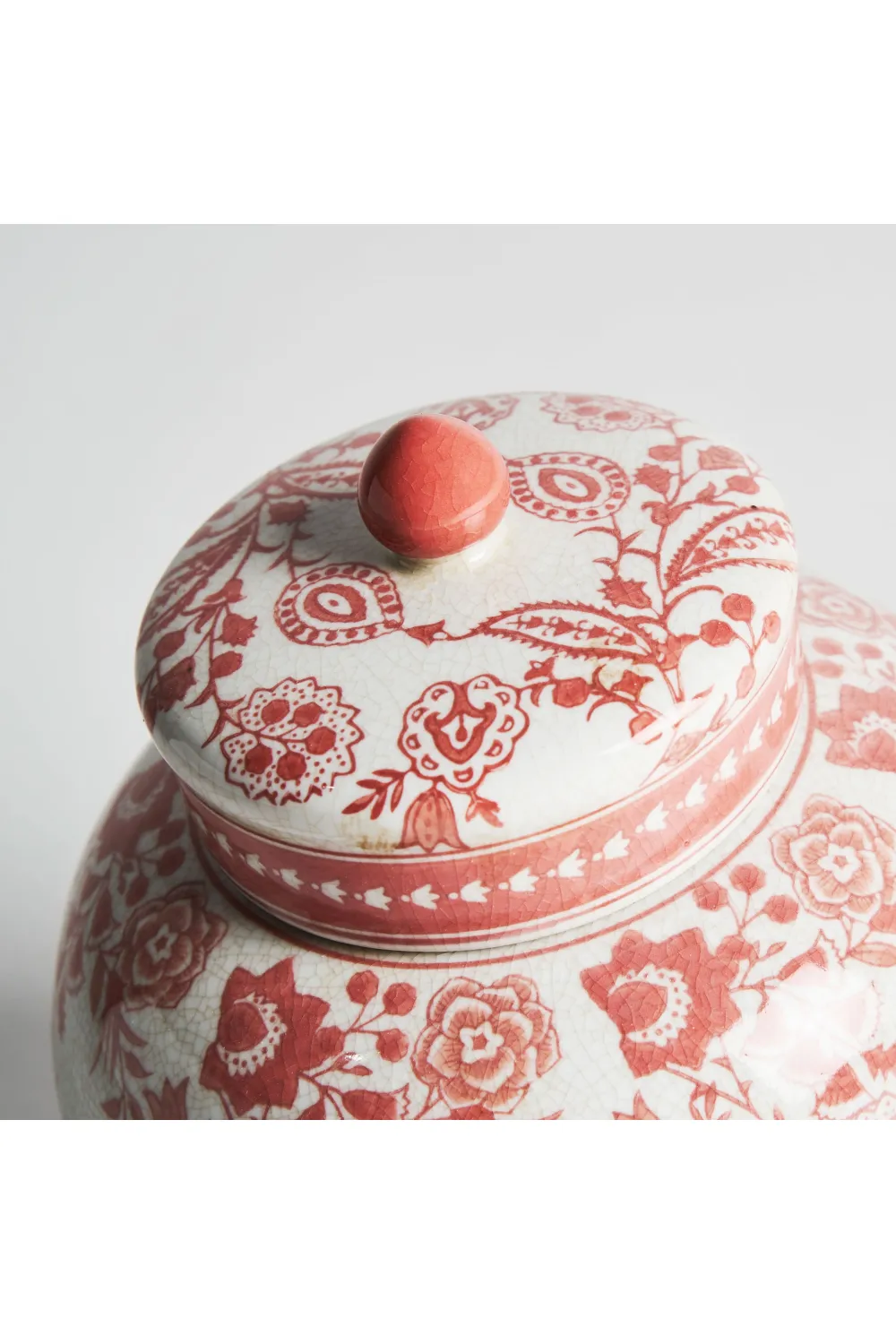 Red Foliage Porcelain Vase | Vical Home Celas