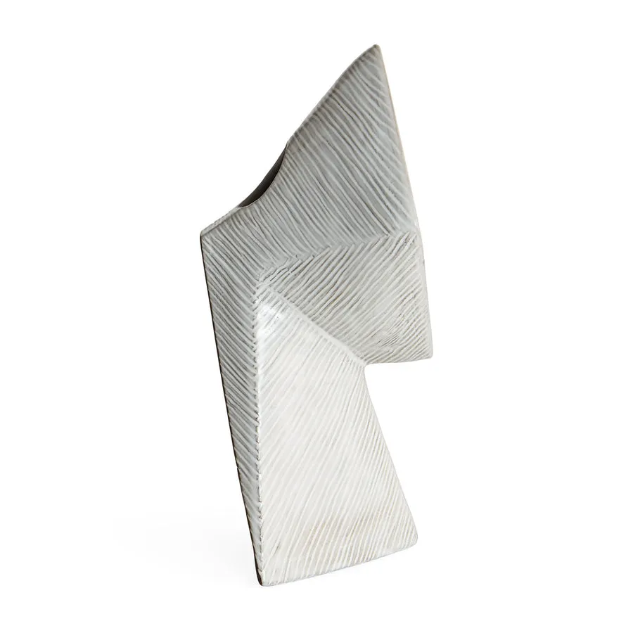 Red Glass Face Vase | Jonathan Adler Les Amis Le Flirt