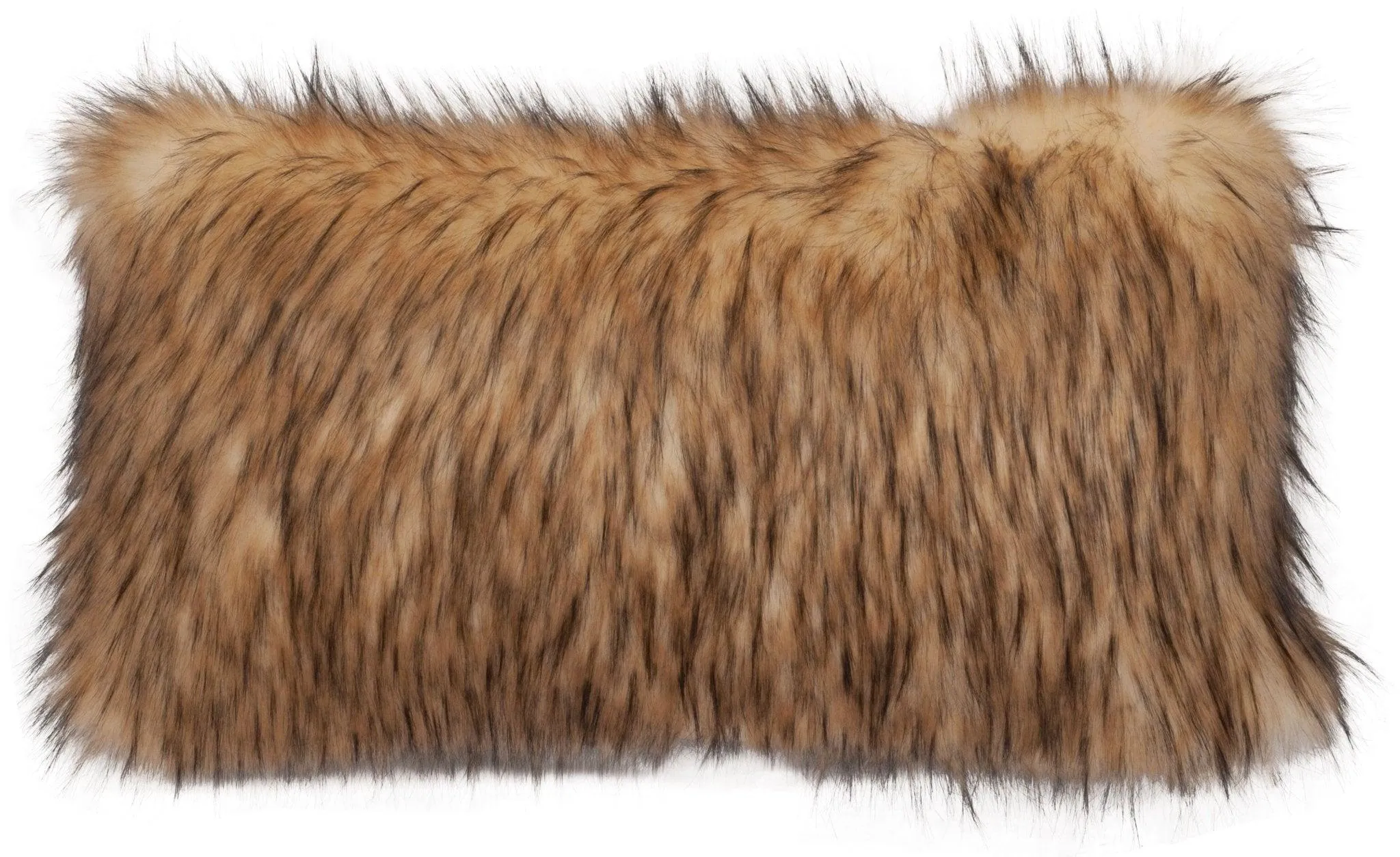 Red Wolf Faux Fur Oblong Pillow storage cart, utility cart