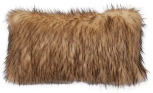 Red Wolf Faux Fur Oblong Pillow storage cart, utility cart