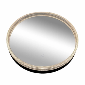 Reflections Round LED Mirror Wall Decor,modern wall decor set