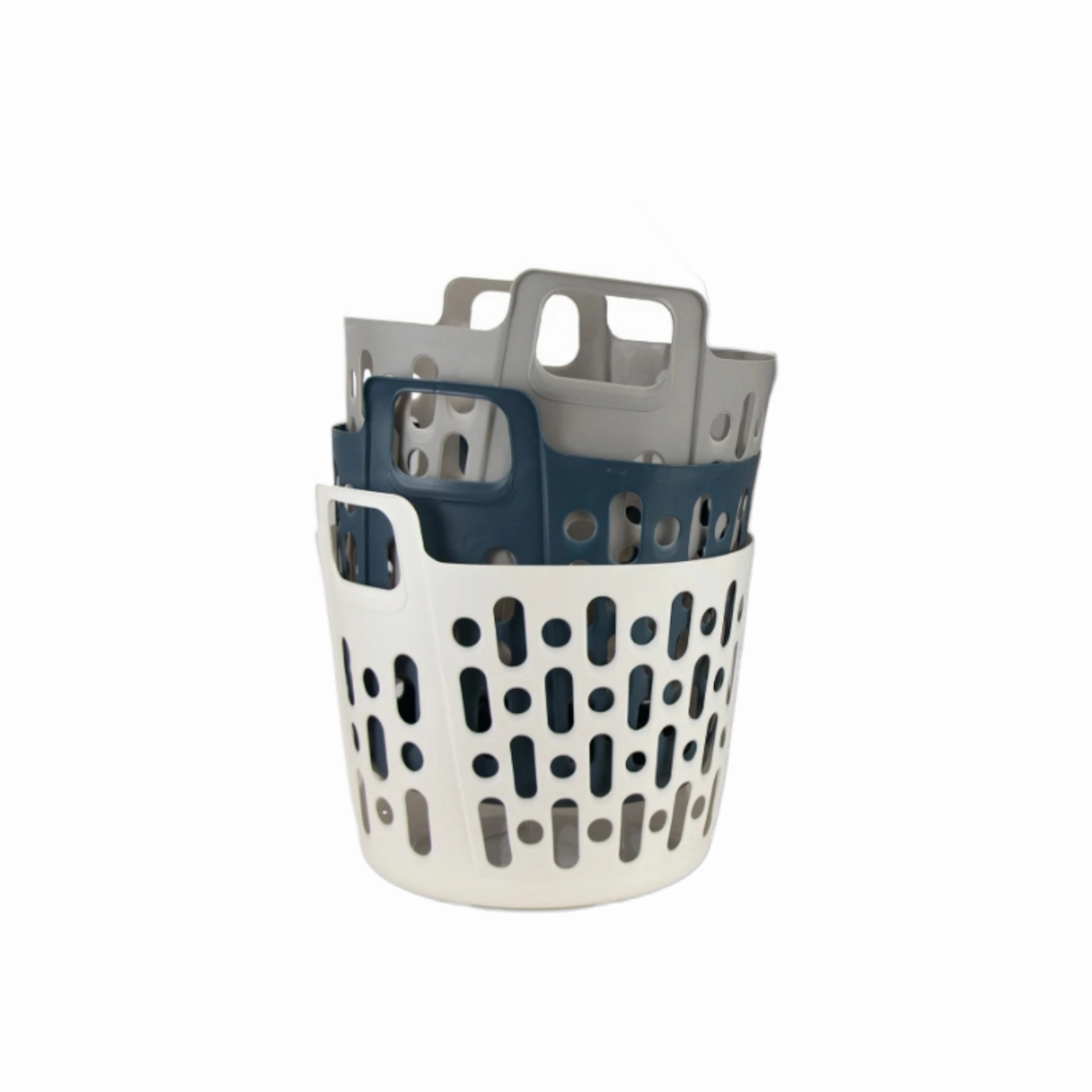 Regent Plastic Round Flexi Laundry Basket 30L