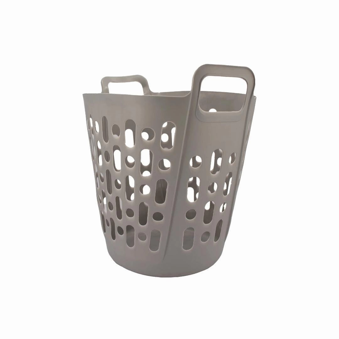 Regent Plastic Round Flexi Laundry Basket 45L fabric hamper,portable laundry bin,laundry storage