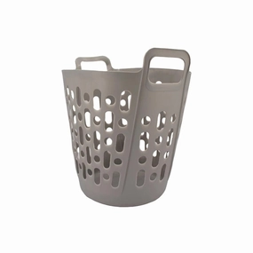 Regent Plastic Round Flexi Laundry Basket 45L fabric hamper,portable laundry bin,laundry storage
