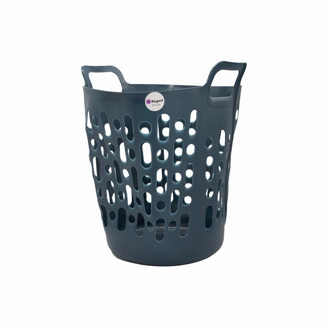 Regent Plastic Round Flexi Laundry Basket 45L