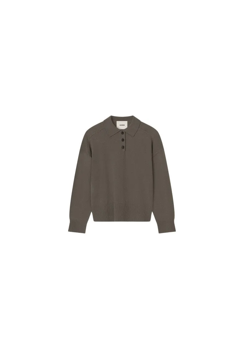 Regina - Pure Merino Wool Polo Sweater