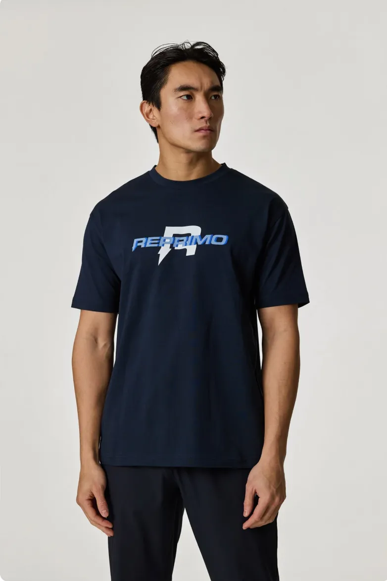 Reprimo Graphic T Shirt - Navy