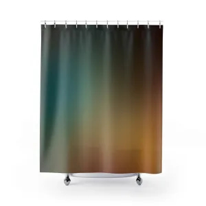 Retro Abstract Shower Curtain | Dark Colors Lighting,Home Lighting