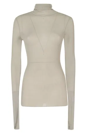 Ribbed Turtleneck Sweater