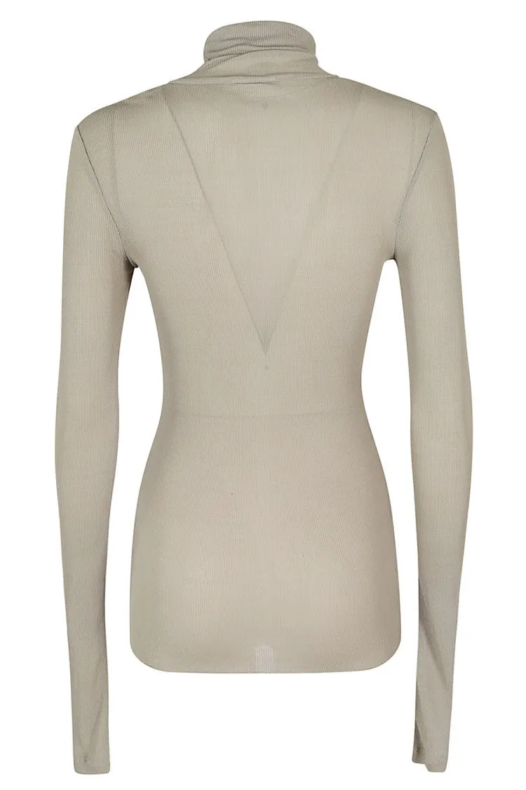 Ribbed Turtleneck Sweater