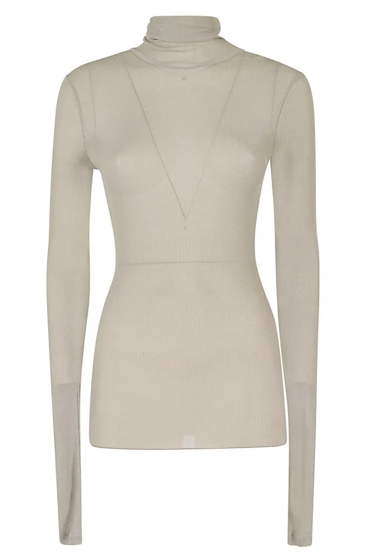 Ribbed Turtleneck Sweater