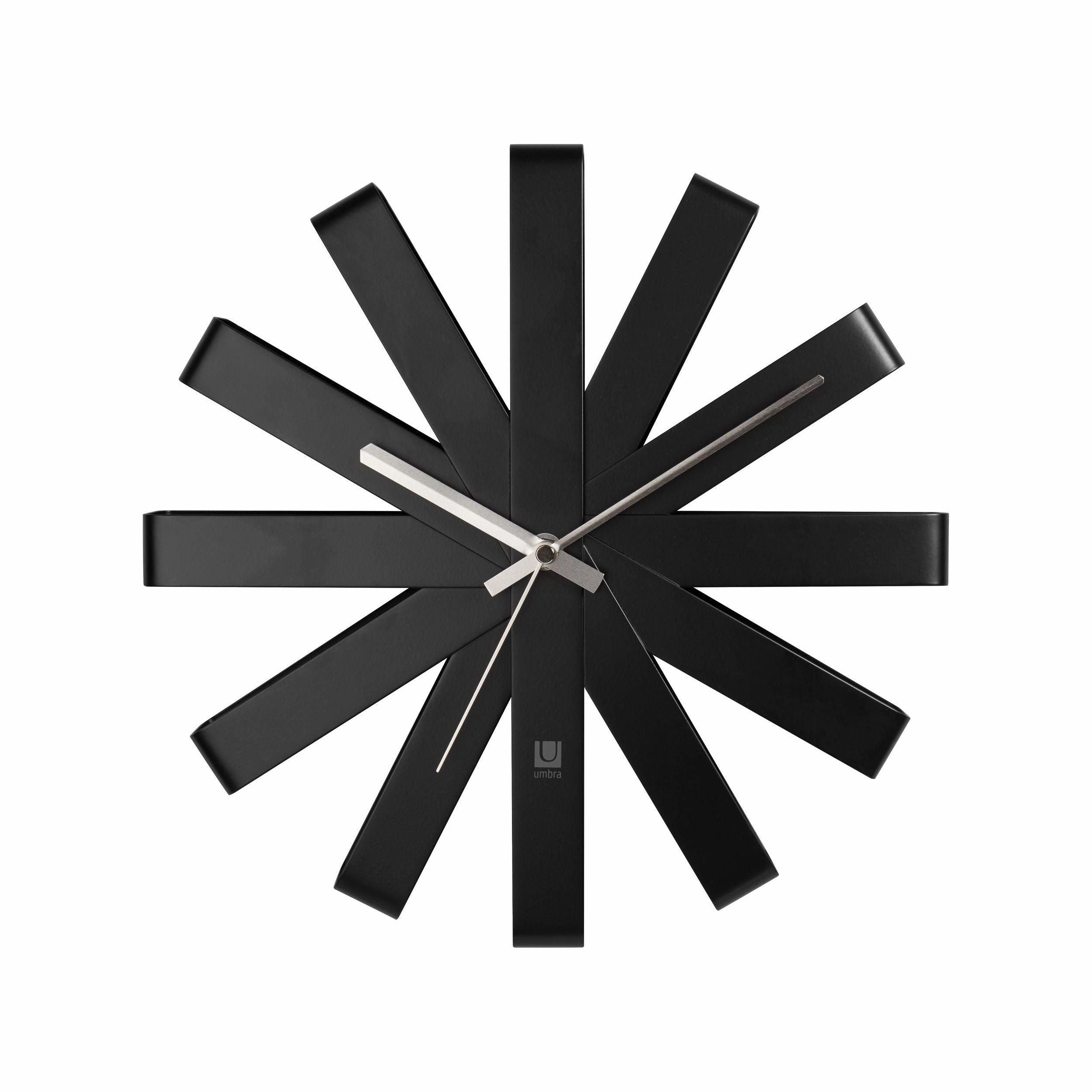 Ribbon Wall Clock Wall Decor,modern wall decor set