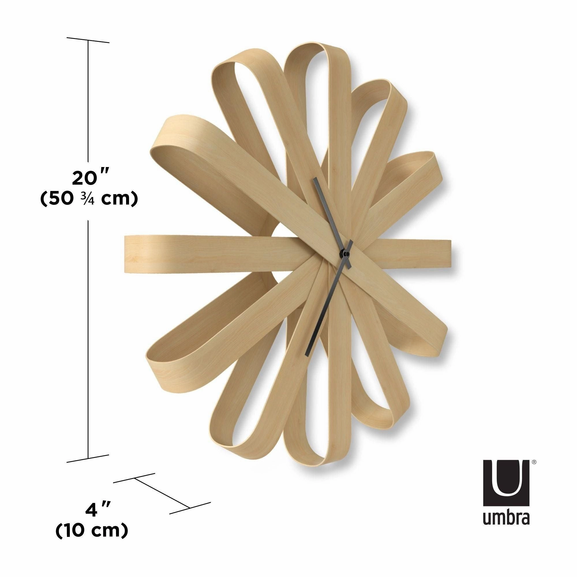 Ribbonwood Wall Clock