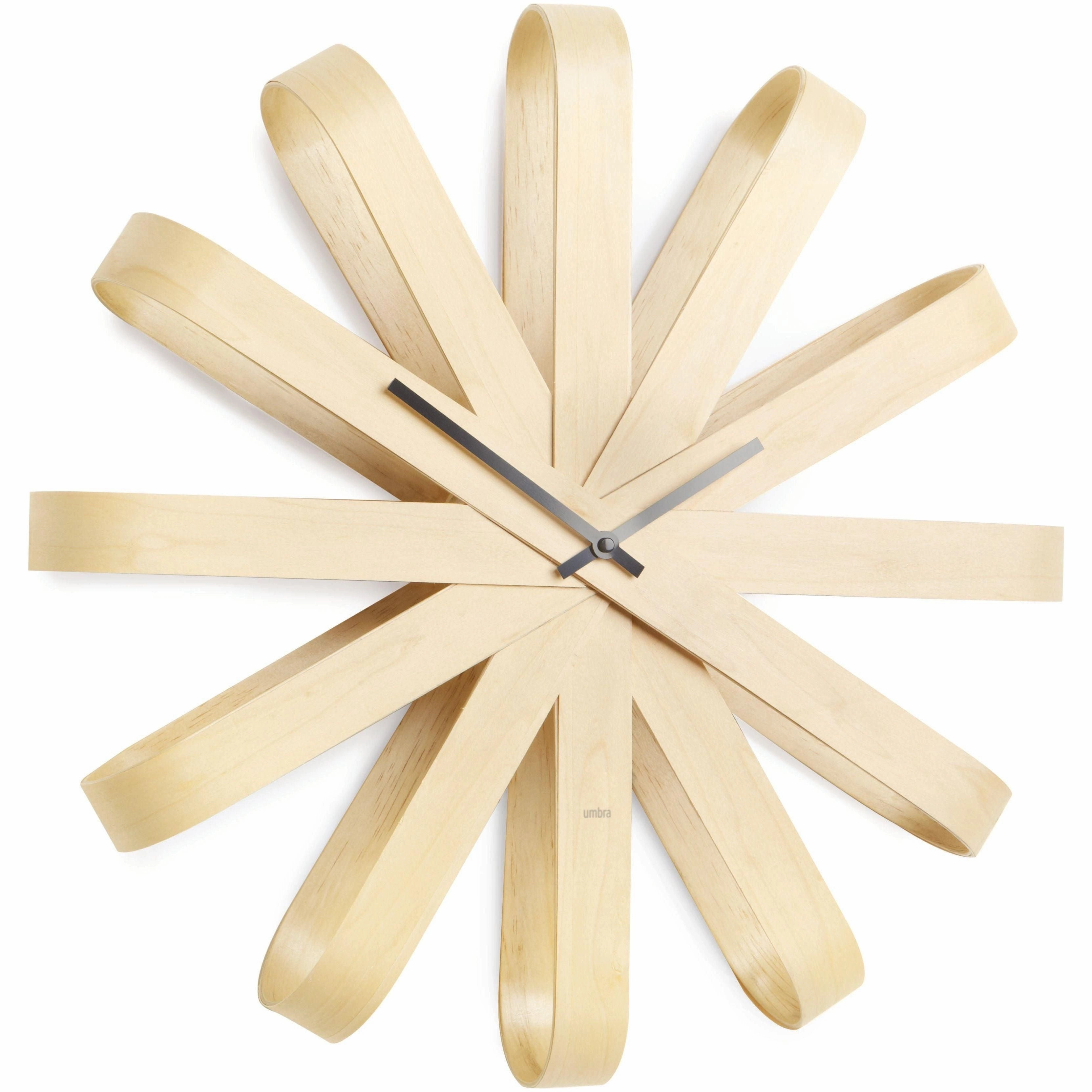 Ribbonwood Wall Clock Wall Decor,modern wall decor set