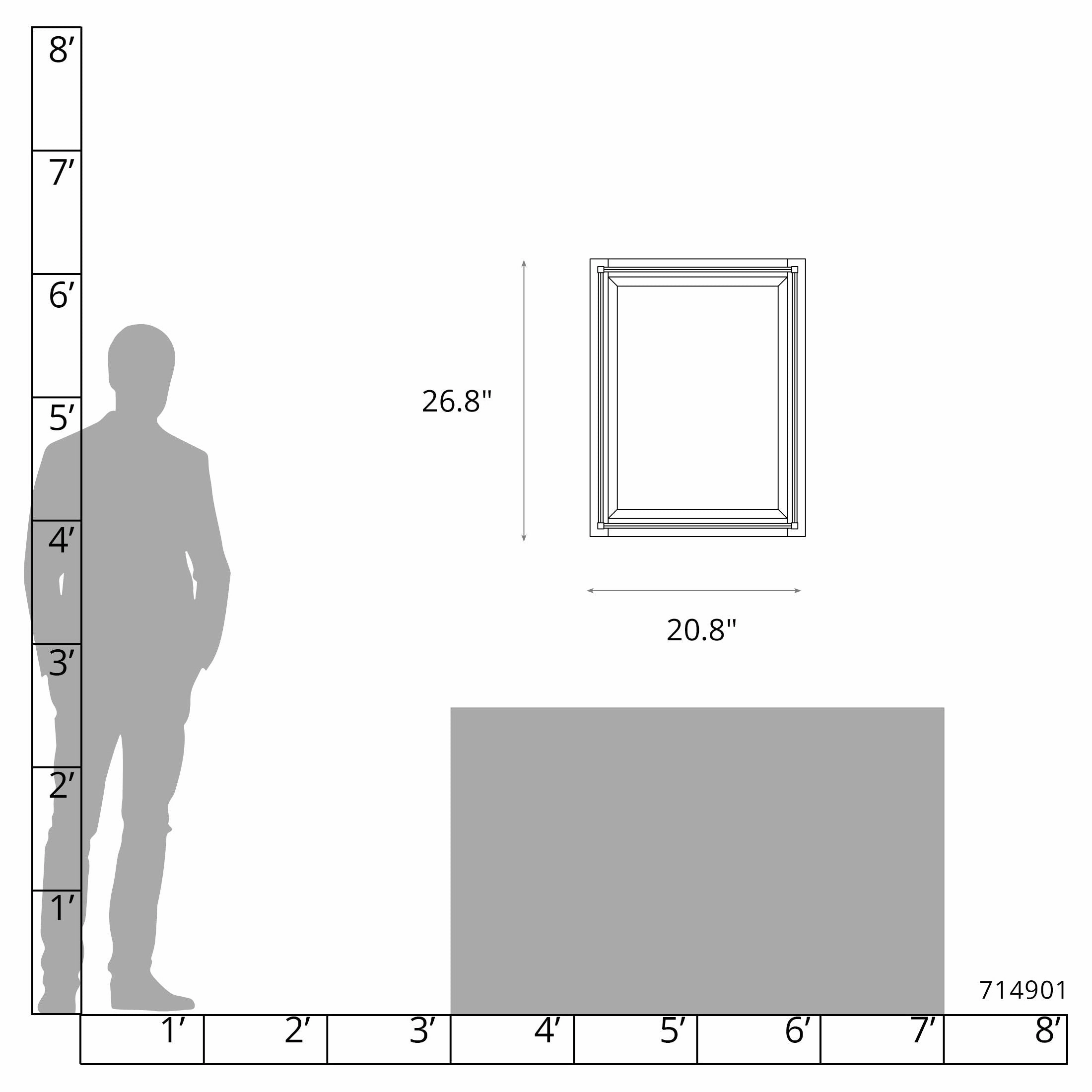 Rook Beveled Mirror Wall Decor,modern wall decor set
