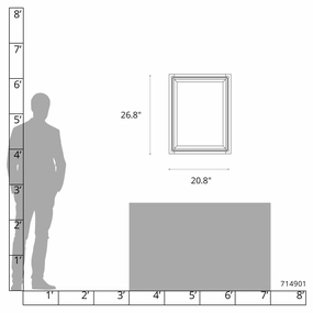 Rook Beveled Mirror Wall Decor,modern wall decor set