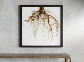Roots Framed Print Wall Art,canvas wall art set